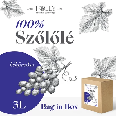 Szőlőlé - must  3l